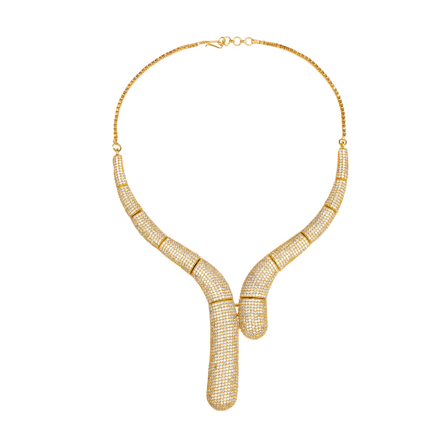 Golden Embrace Zirconia Set