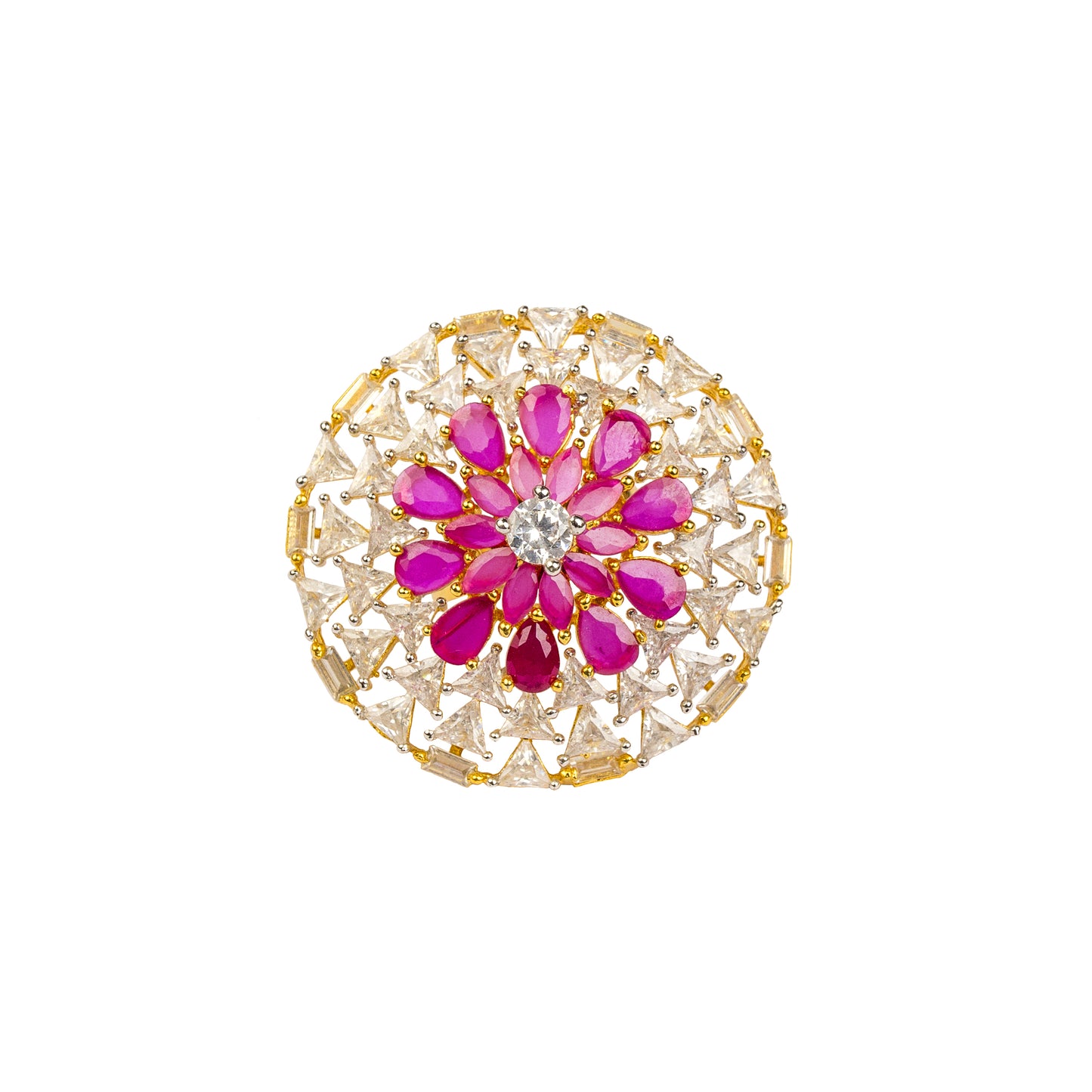 Gulzaar Zircon Bloom Ring