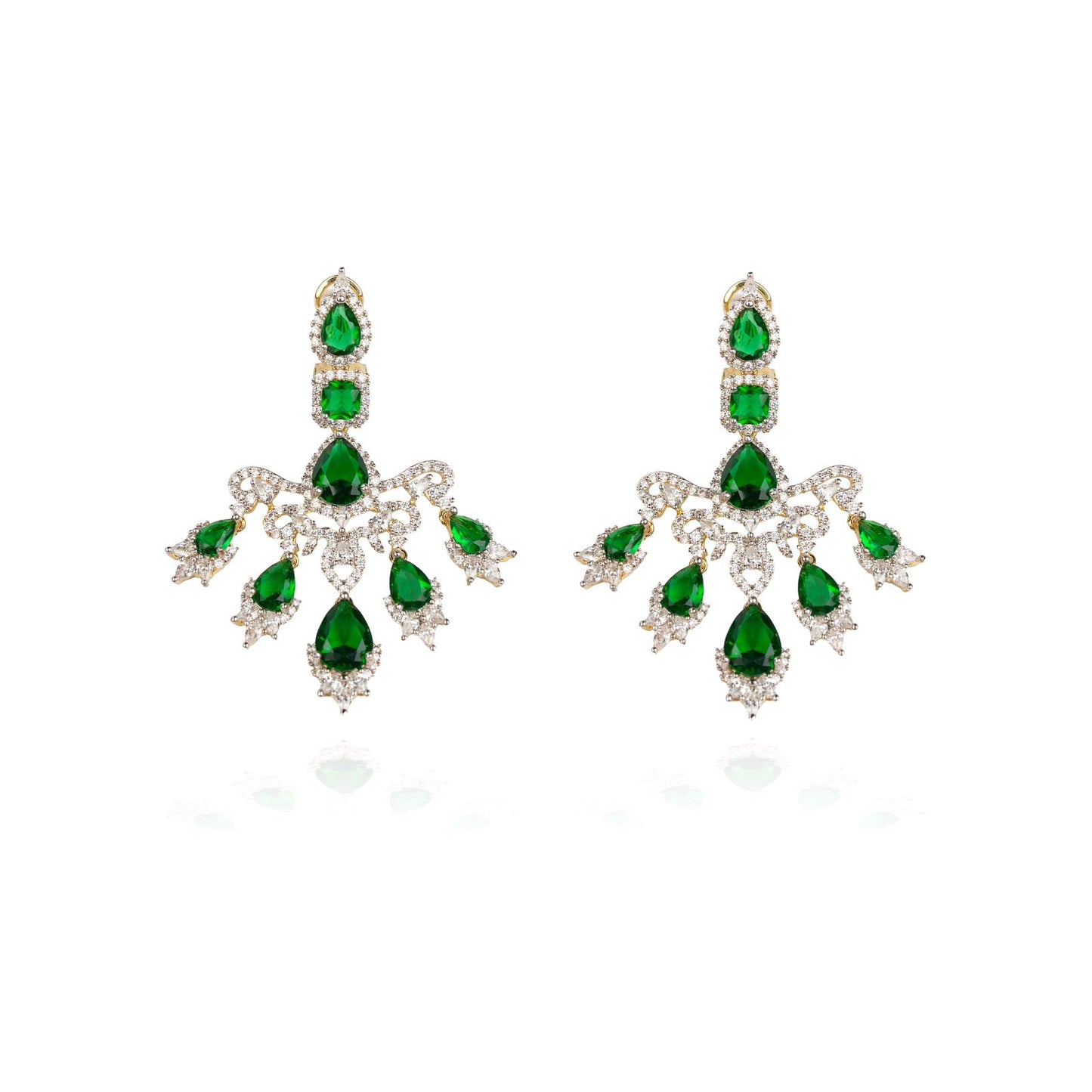 Emeralda Zirconia Radiance Earrings