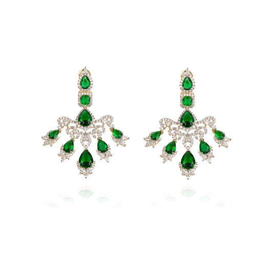 Emeralda Zirconia Radiance Earrings