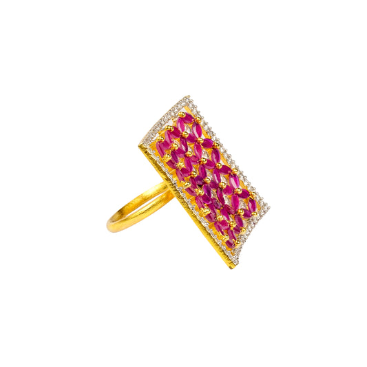 Zarrah Crimson Elegance Ring